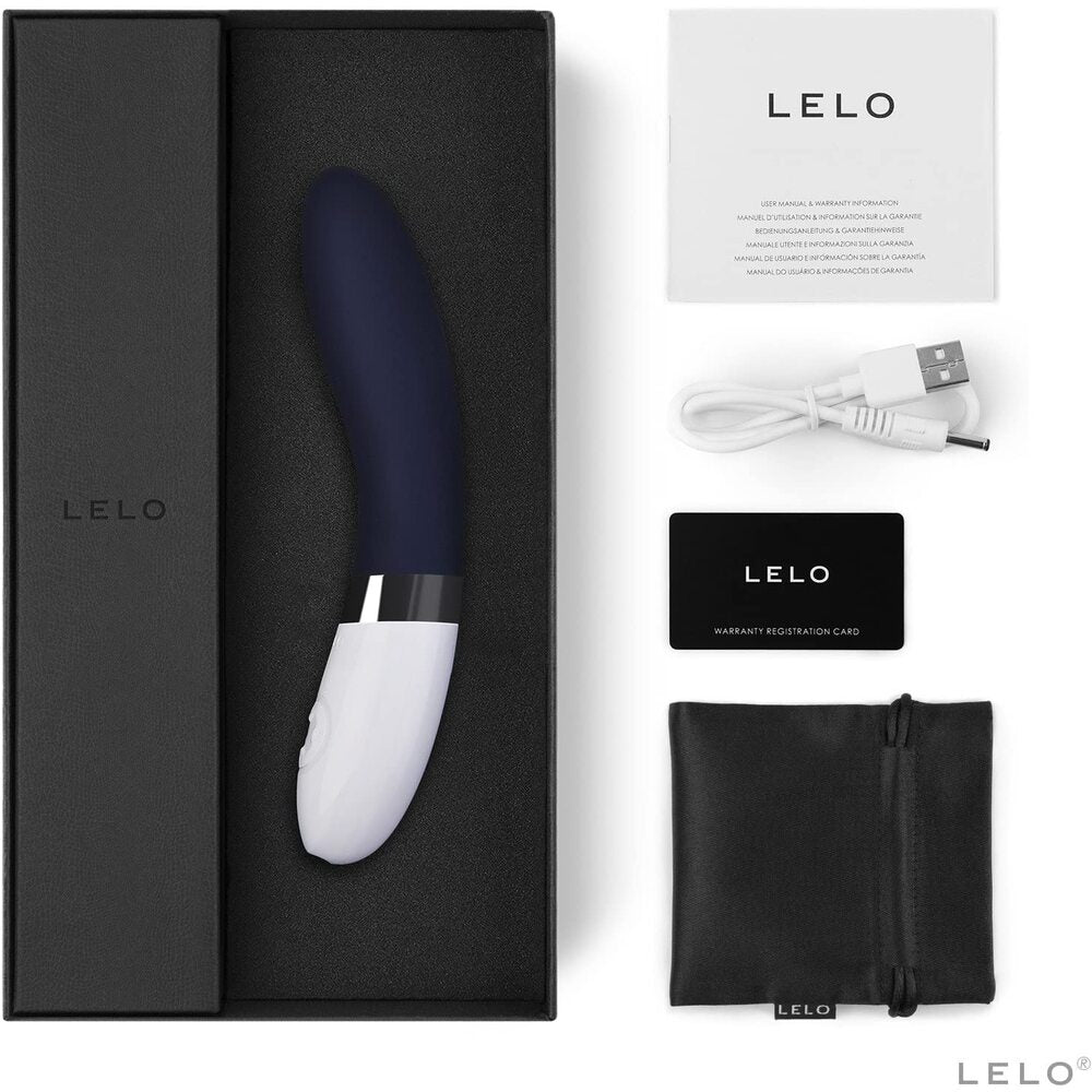 Lelo Liv 2 G Spot Vibrator Blue – Powerful Rechargeable Vibrator for Intense Pleasure | UK Exclusive