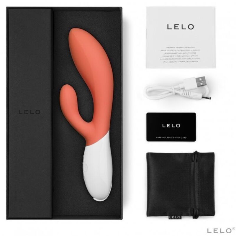 Lelo Ina 3 Dual Action Massager Coral – Explore Enhanced Intimacy | Discreet UK Shipping