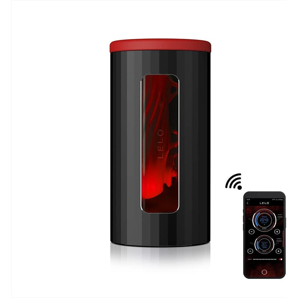 Lelo F1S V2X Masturbator Red – product image for adult pleasure and intimacy