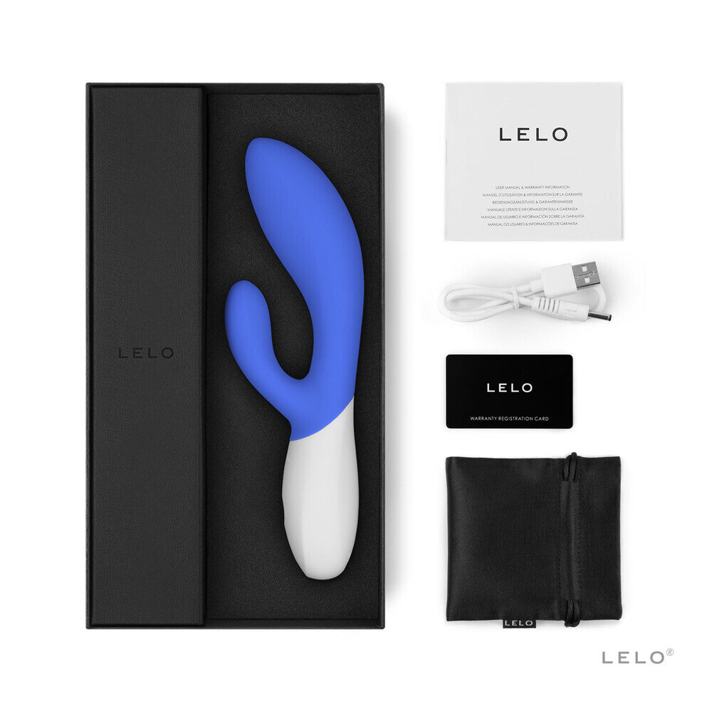 Lelo Ina Wave 2 Luxury Rechargeable Vibe Blue – Explore Enhanced Intimacy | Discreet UK Shipping