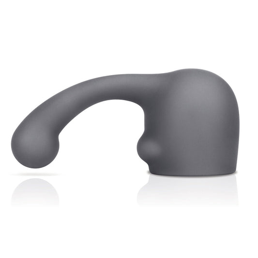Le Wand Curve Weighted Silicone Wand Attachment – ergonomic wand massager for full-body stimulation