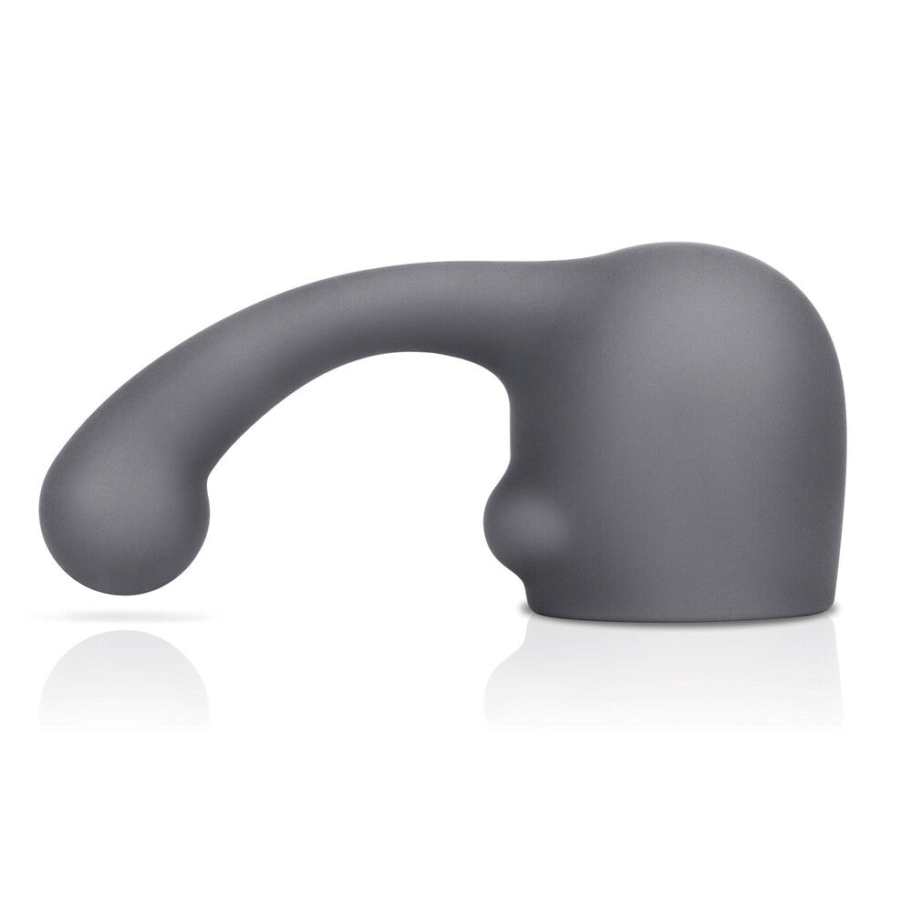 Le Wand Curve Weighted Silicone Wand Attachment – ergonomic wand massager for full-body stimulation