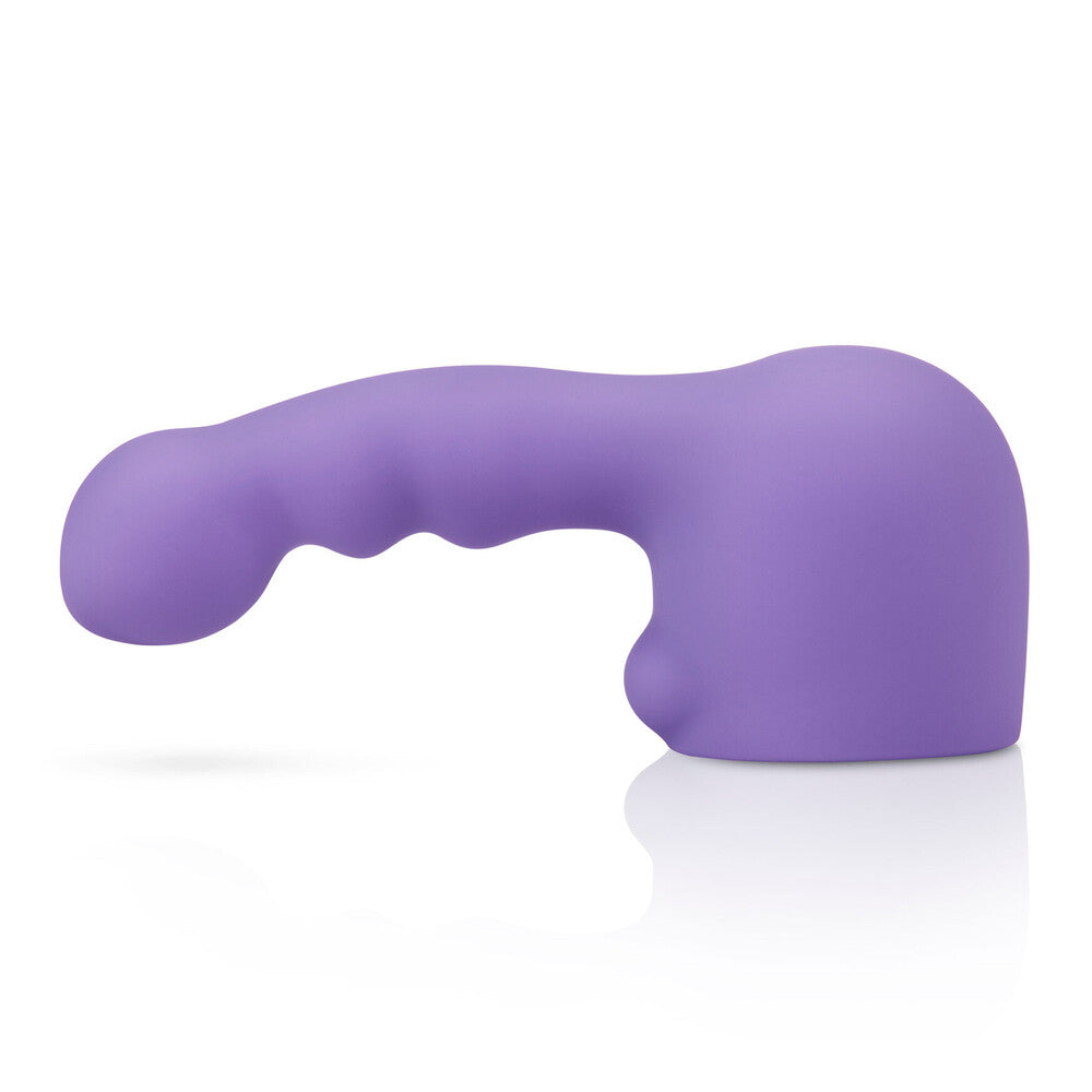Le Wand Ripple Weighted Silicone Petite Wand Attachment – ergonomic wand massager for full-body stimulation
