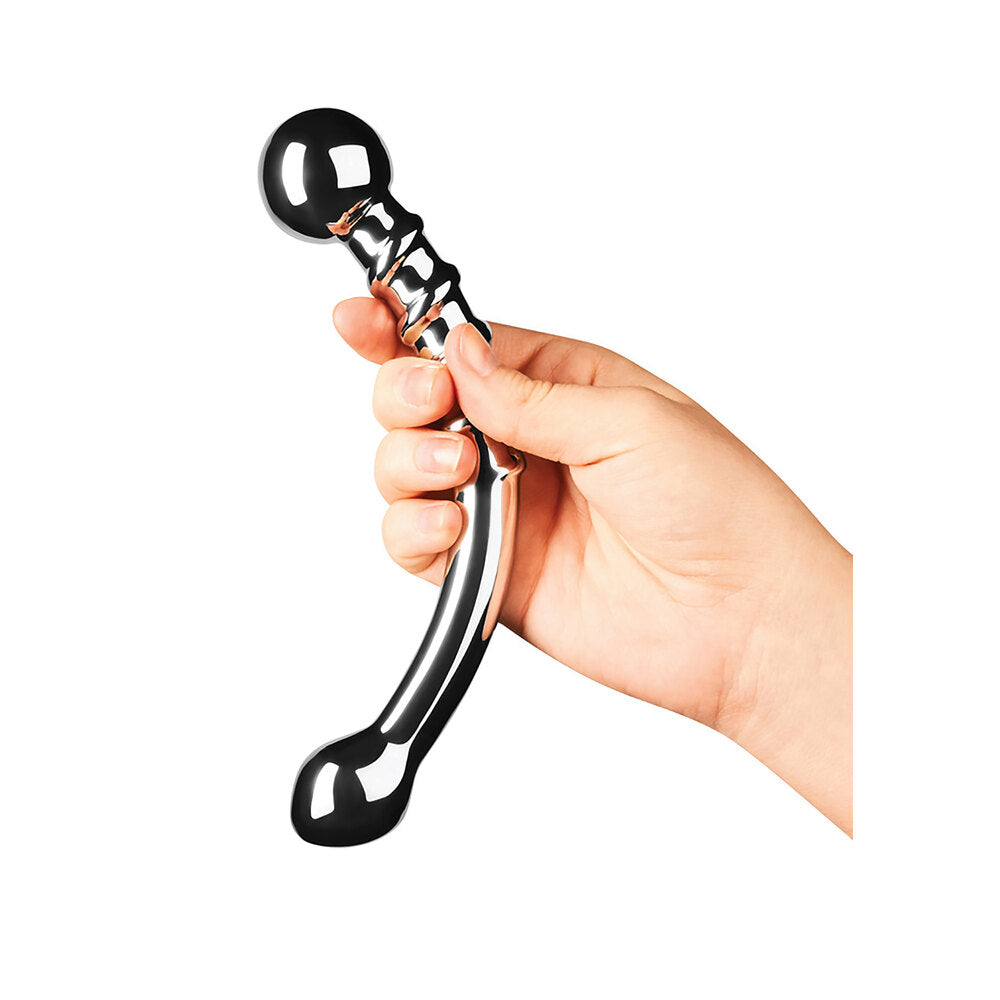 Le Wand Bow Stainless Steel Dildo – App-Controlled Wand Vibrator | Premium Wireless UK Toy