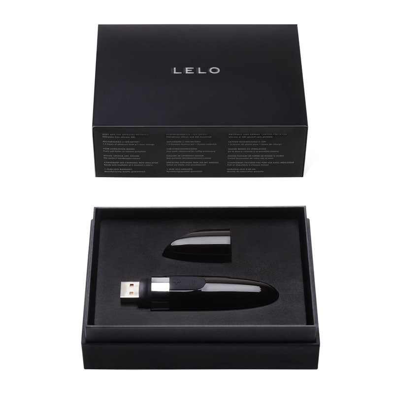 Lelo Mia Version 2 Black USB Luxury Rechargeable Vibrator – Powerful Rechargeable Vibrator for Intense Pleasure | UK Exclusive