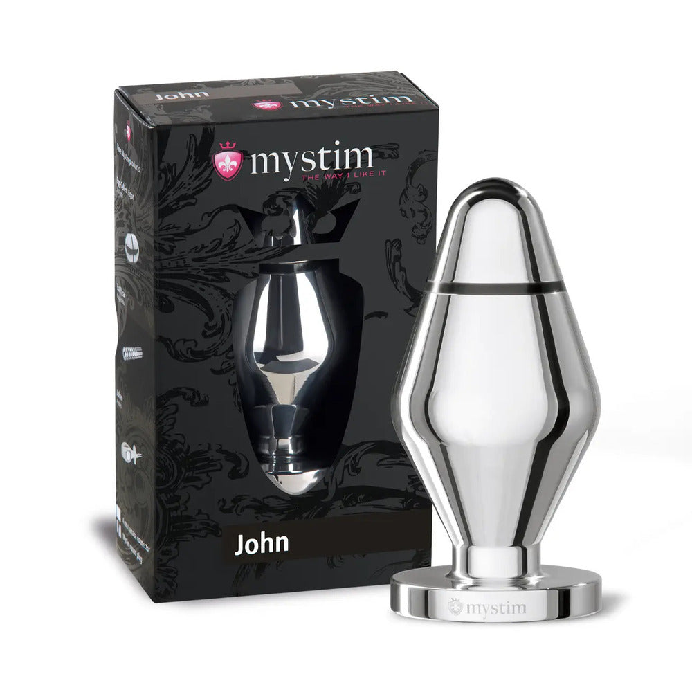 MyStim John Aluminium Butt Plug – Explore Enhanced Intimacy | Discreet UK Shipping