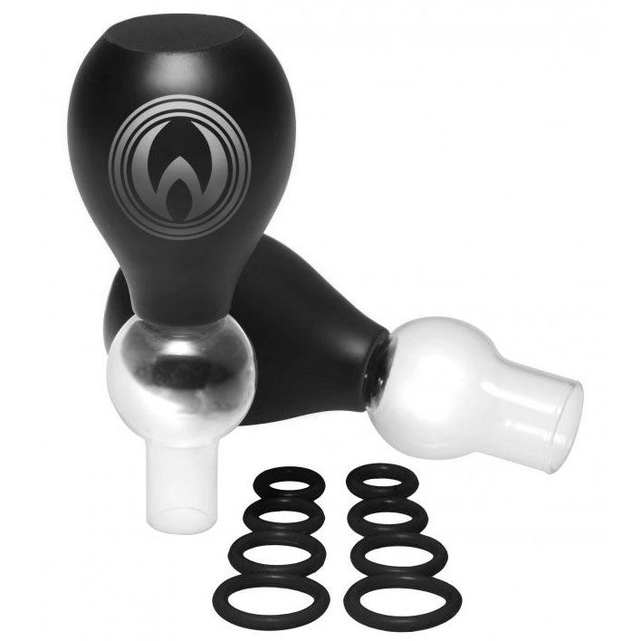 Nipple Amplifier Enlargement Bulbs With O Rings – product image for adult pleasure and intimacy
