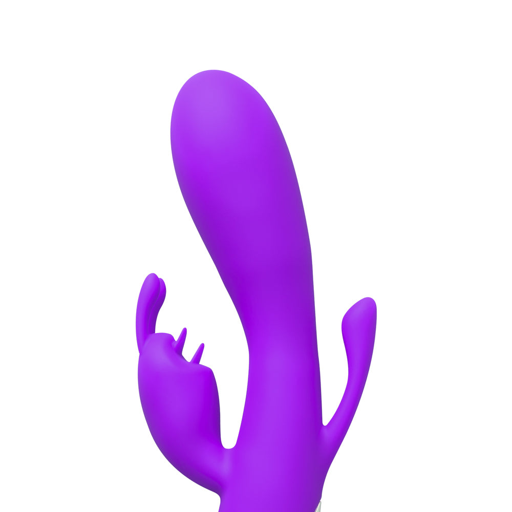 Double Bunny 12 speed Silicone Vibe Purple – Explore Enhanced Intimacy | Discreet UK Shipping