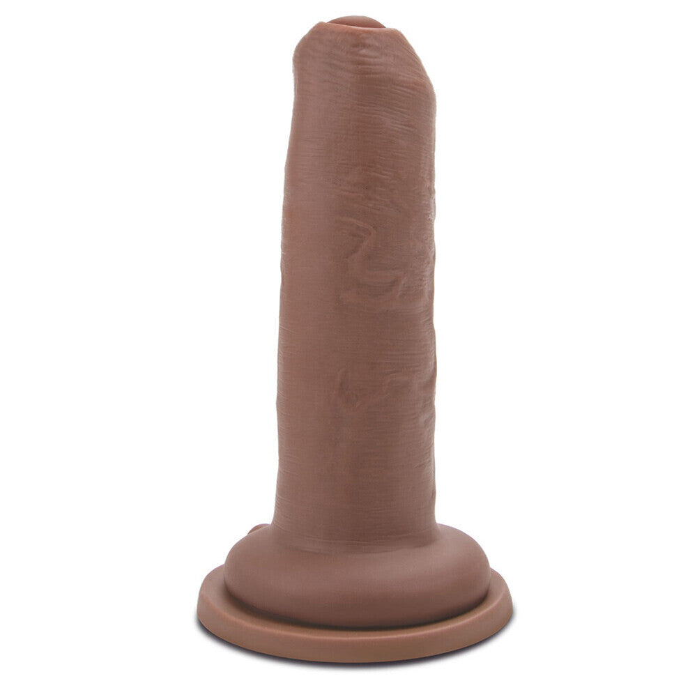 Me You Us Uncut Ultra Cock 6 Inch Dildo Flesh Brown – product image for adult pleasure and intimacy
