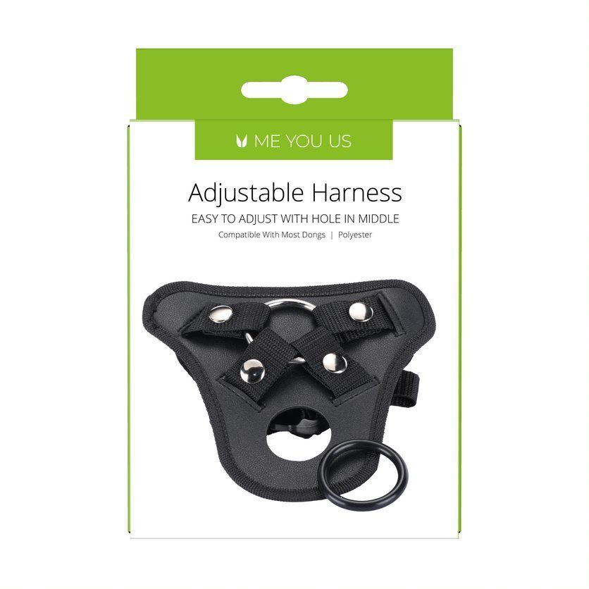 Me You Us Adjustable Harness Black – Explore Enhanced Intimacy | Discreet UK Shipping