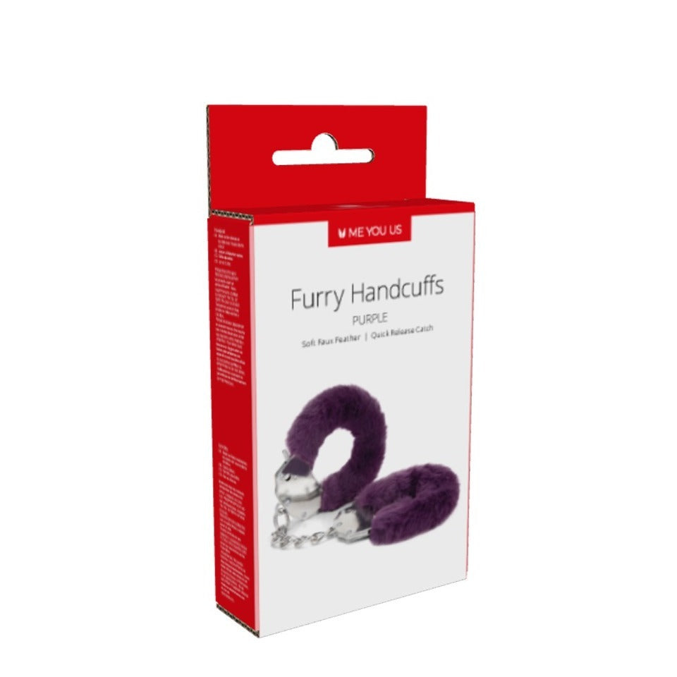 Me You Us Furry Handcuffs Purple – Explore Enhanced Intimacy | Discreet UK Shipping