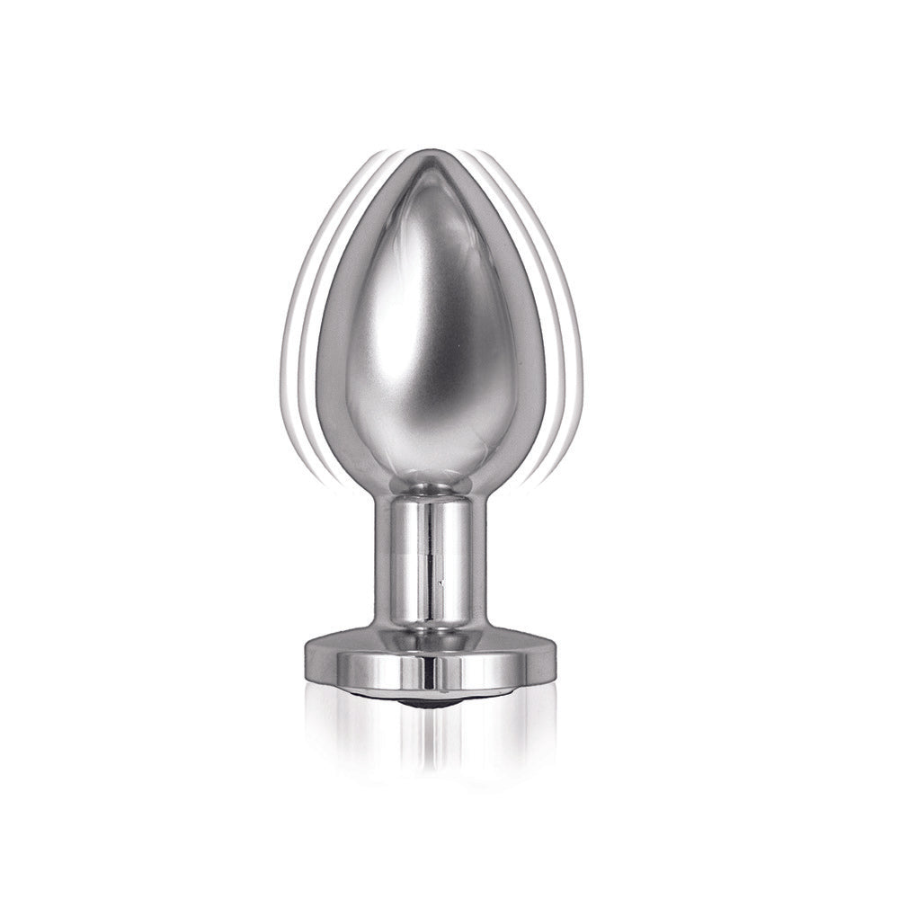 Ass Sation Remote Vibrating Butt Plug Silver – Explore Enhanced Intimacy | Discreet UK Shipping