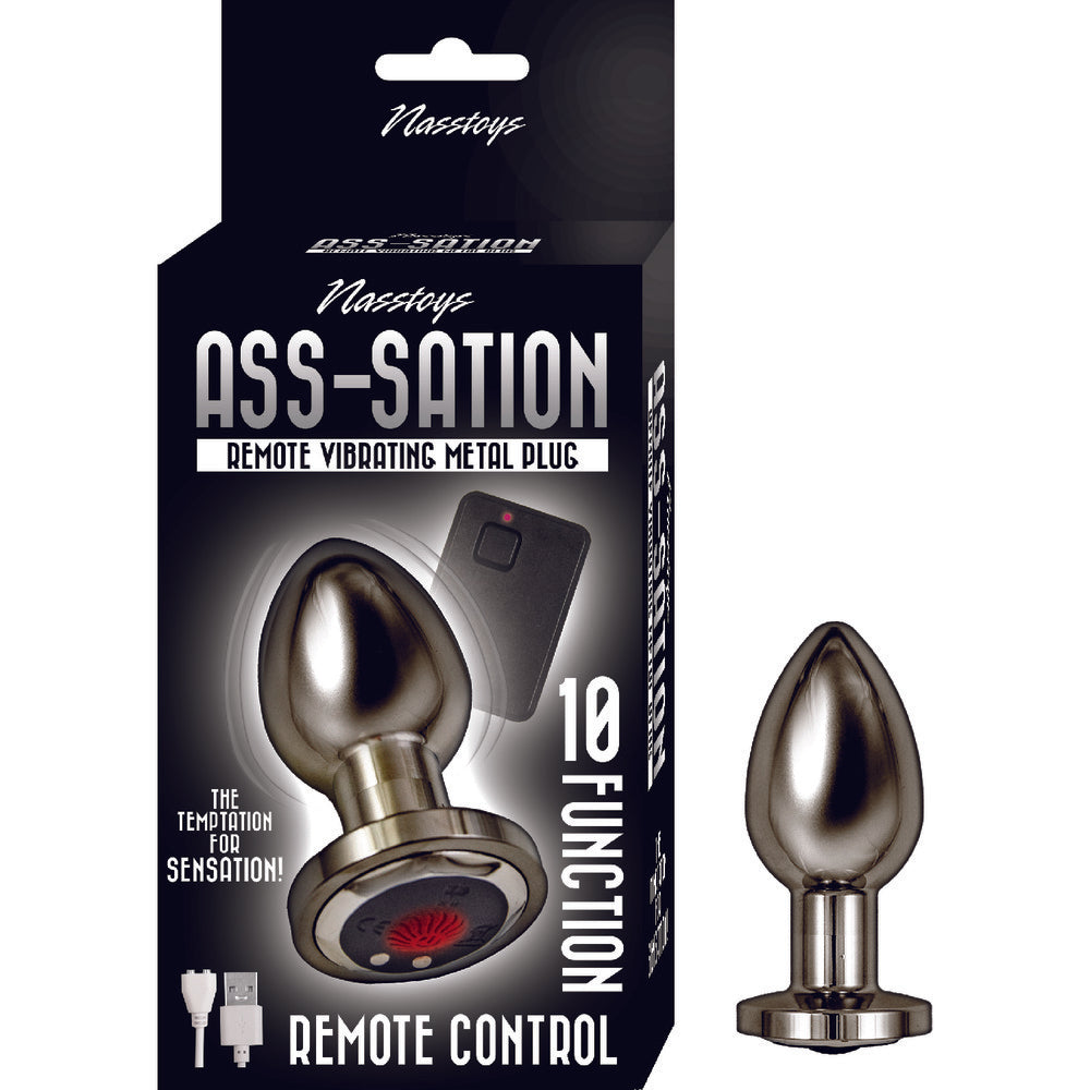 Ass Sation Remote Vibrating Butt Plug Black – Explore Enhanced Intimacy | Discreet UK Shipping