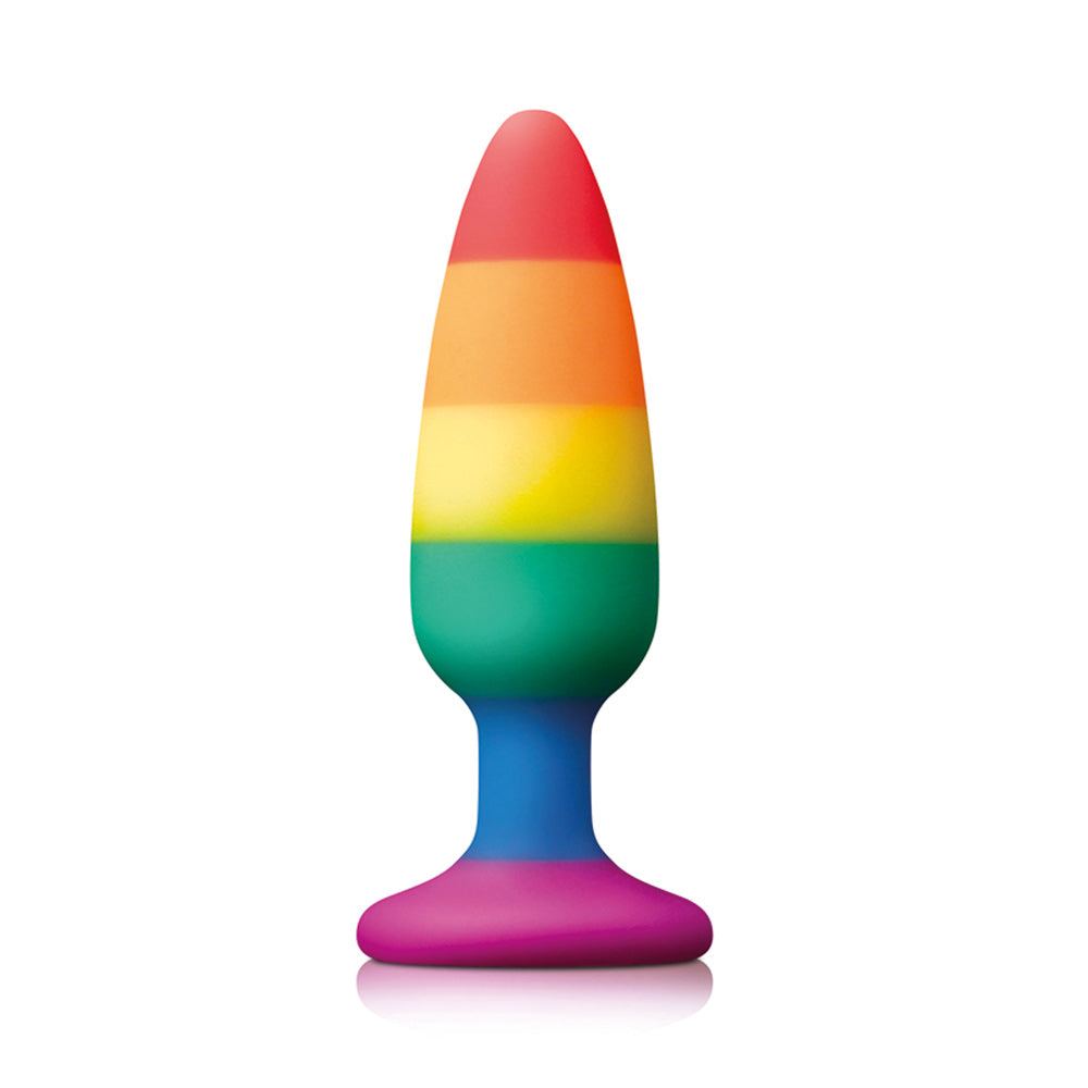 Pride Pleasure Plug Rainbow Medium – product image for adult pleasure and intimacy