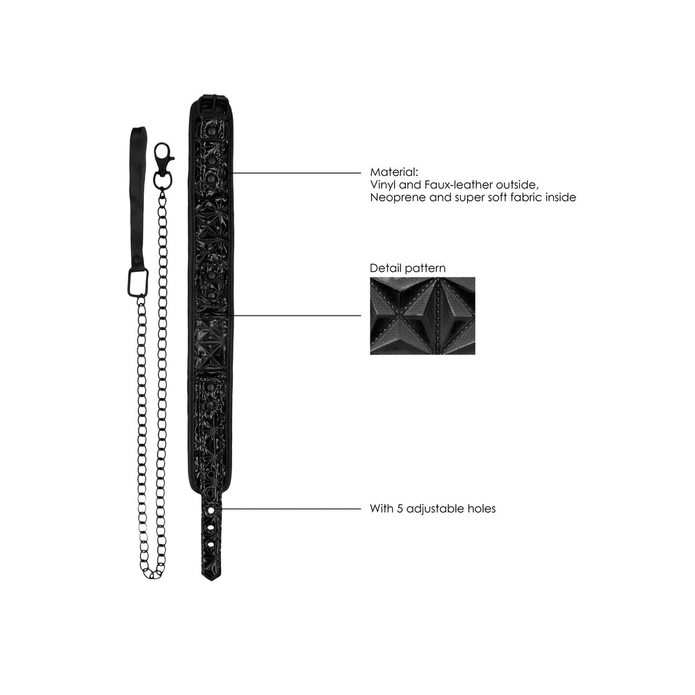 Ouch Luxury Collar With Leash – Explore Enhanced Intimacy | Discreet UK Shipping
