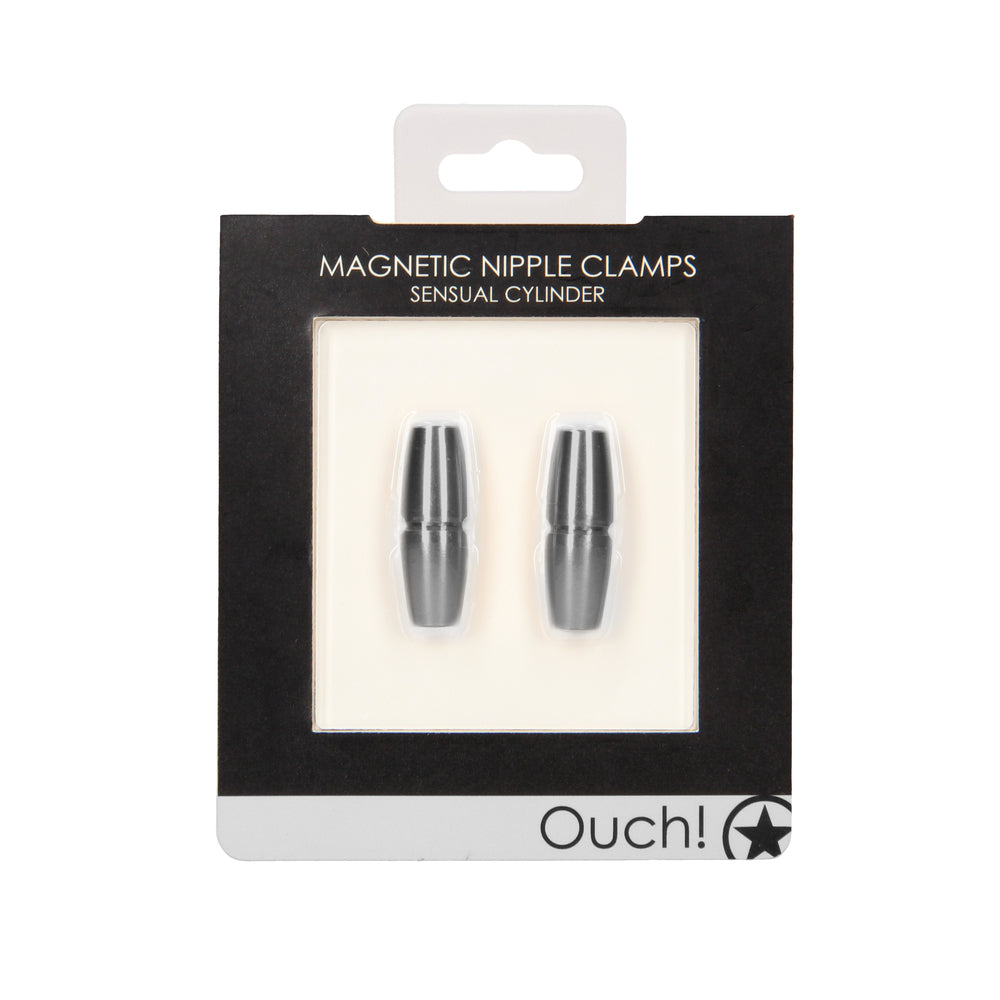Ouch Magnetic Sensual Cylinder Nipple Clamps – Explore Enhanced Intimacy | Discreet UK Shipping