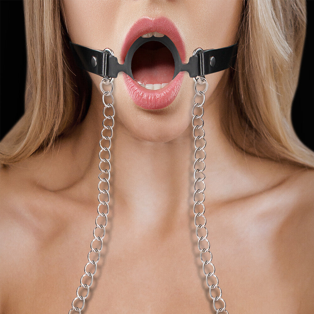 Ouch O Ring Gag With Nipple Clamps – Explore Enhanced Intimacy | Discreet UK Shipping