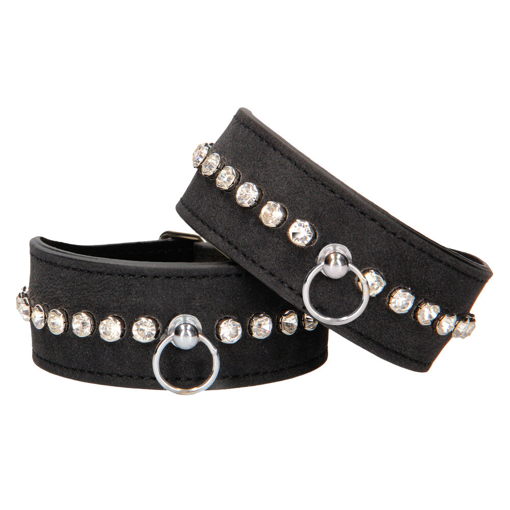 Ouch Diamond Studded Ankle Cuffs – product image for adult pleasure and intimacy
