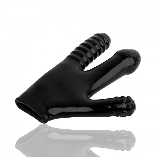 Oxballs Claw Dildo Glove Black – Explore Enhanced Intimacy | Discreet UK Shipping