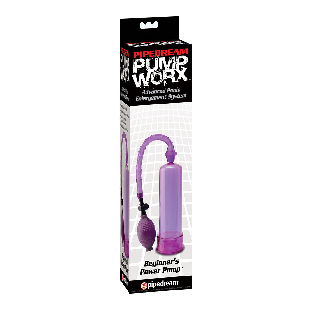 Pump Worx Beginners Power Pump Purple – Explore Enhanced Intimacy | Discreet UK Shipping