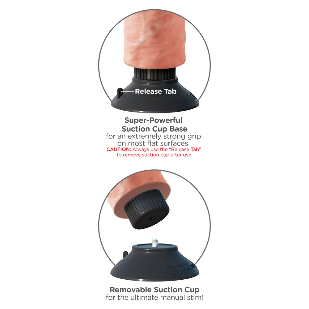 King Cock Vibrating With Balls 9 Inches – Explore Enhanced Intimacy | Discreet UK Shipping