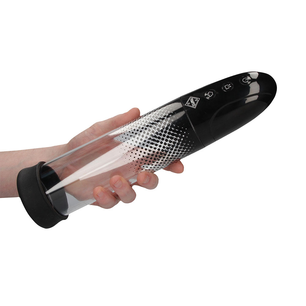 Automatic Rechargeable Luv Pump Black – Explore Enhanced Intimacy | Discreet UK Shipping