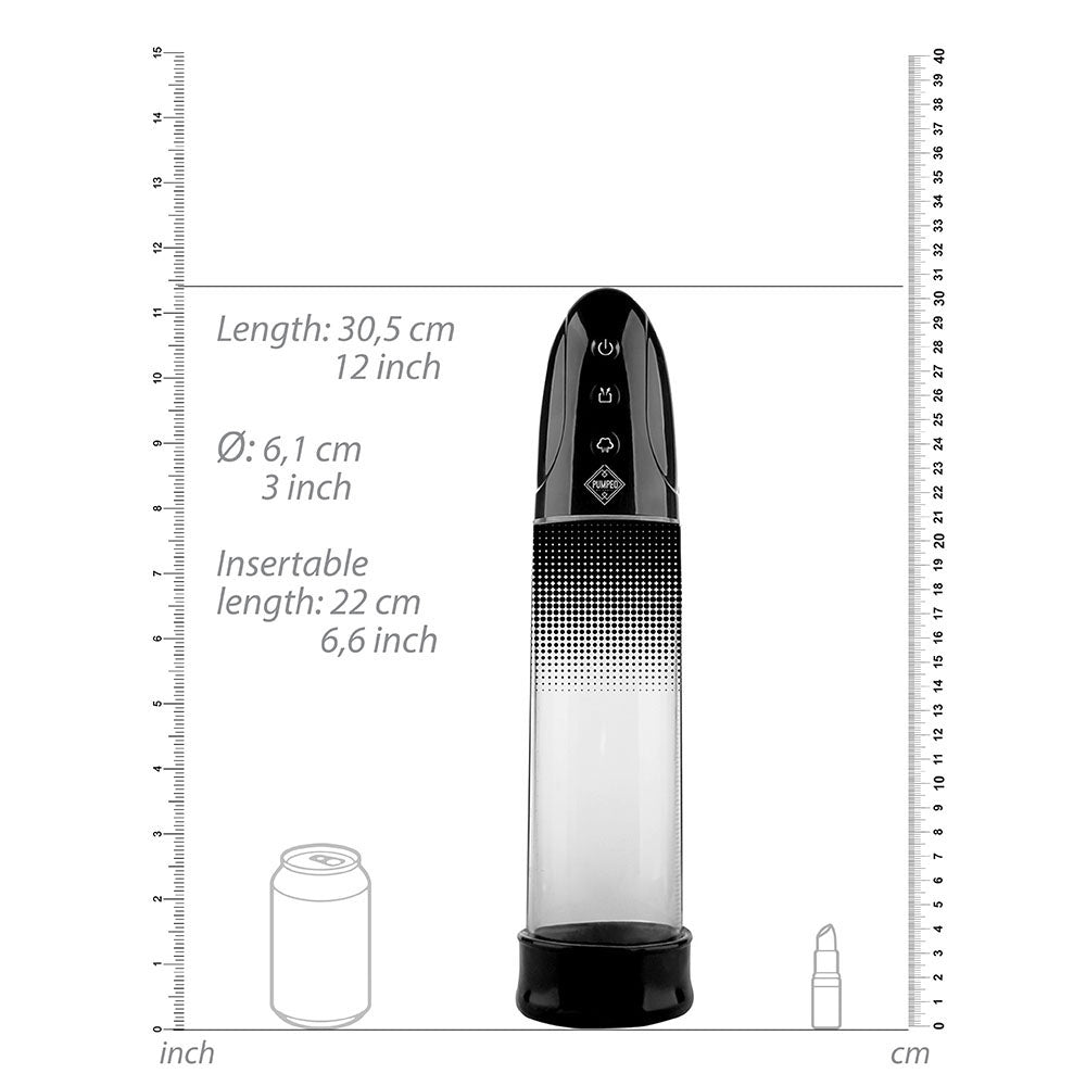 Automatic Rechargeable Luv Pump Black – Explore Enhanced Intimacy | Discreet UK Shipping