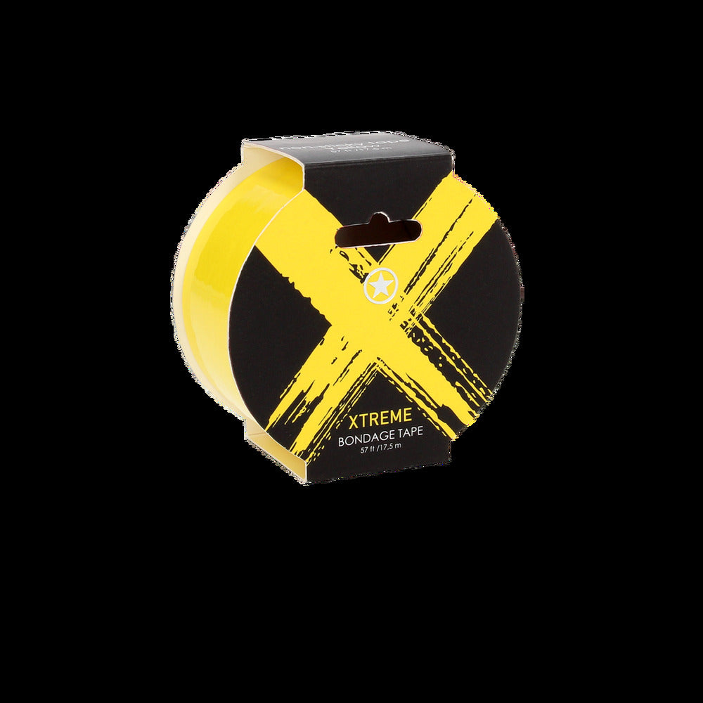 Ouch Xtreme Bondage Tape 57FT Yellow – Explore Enhanced Intimacy | Discreet UK Shipping