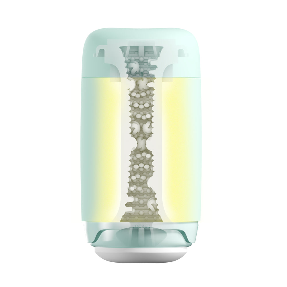 Tenga Puffy Mint Green Masturbator – Explore Enhanced Intimacy | Discreet UK Shipping