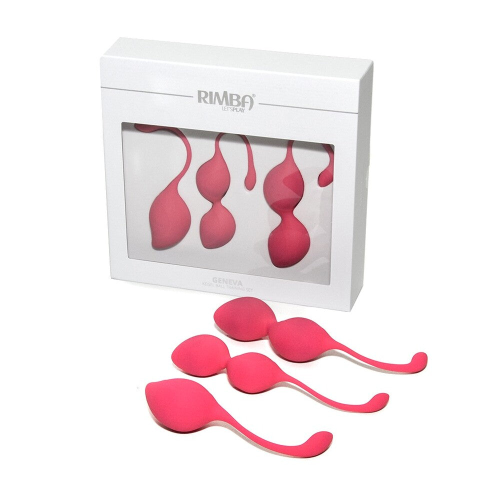 Rimba Geneva Kegal Ball Training Set Pink – Explore Enhanced Intimacy | Discreet UK Shipping