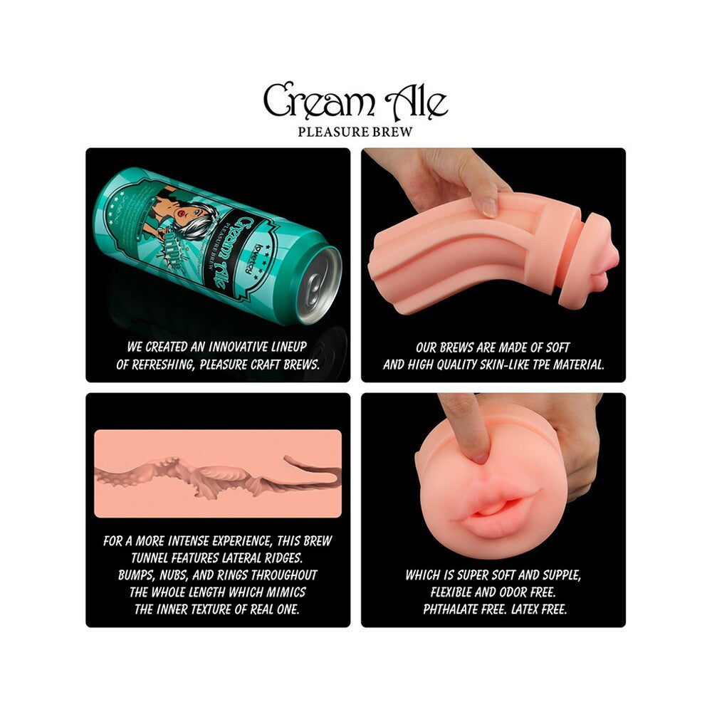 Love Toy Pleasure Brew Cream Ale Mouth Masturbator – Explore Enhanced Intimacy | Discreet UK Shipping