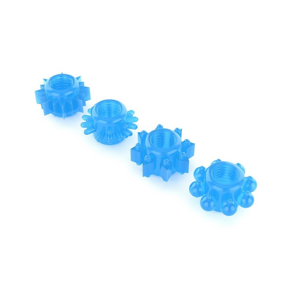 Lovetoy Glow In The Dark Lumino Play Cock Rings X4 – product image for adult pleasure and intimacy
