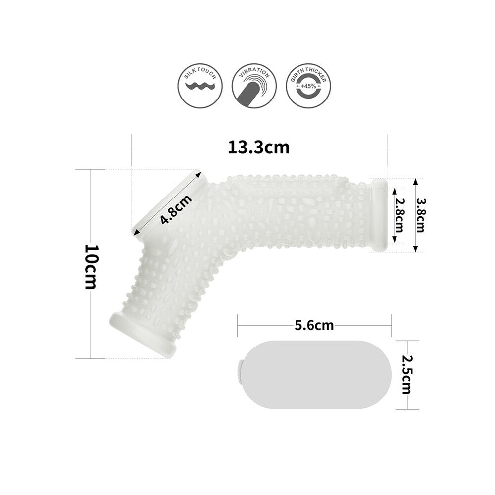 Lovetoy Drip Knights Ring Vibrating Penis Sleeve – Explore Enhanced Intimacy | Discreet UK Shipping