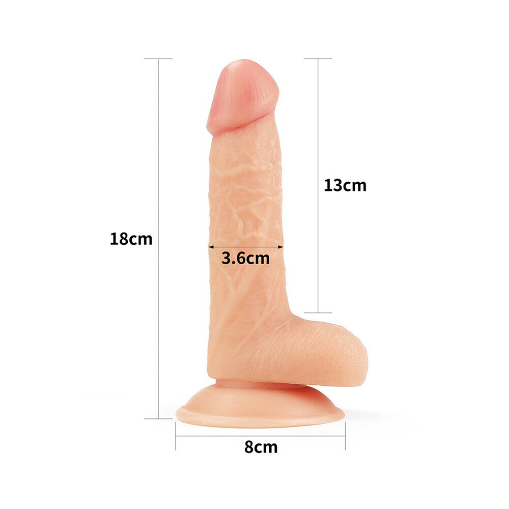 Lovetoy 7 Inch The Ultra Soft Dude Dildo – Explore Enhanced Intimacy | Discreet UK Shipping