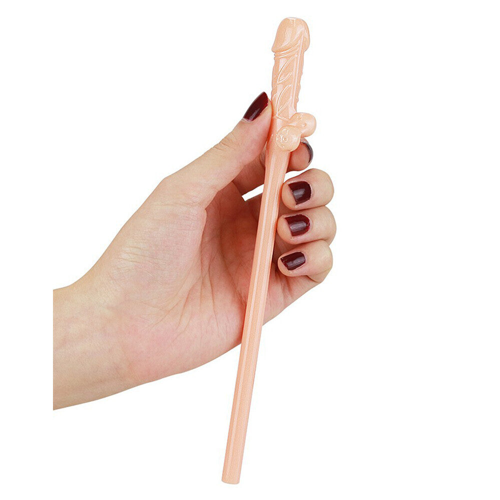 Lovetoy Pack Of 9 Willy Straws Flesh Pink – Explore Enhanced Intimacy | Discreet UK Shipping