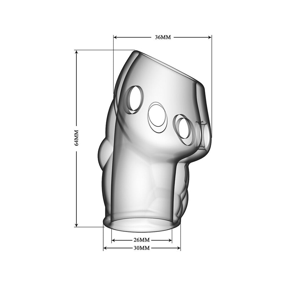 Oscar Penis Sleeve Clear – Explore Enhanced Intimacy | Discreet UK Shipping