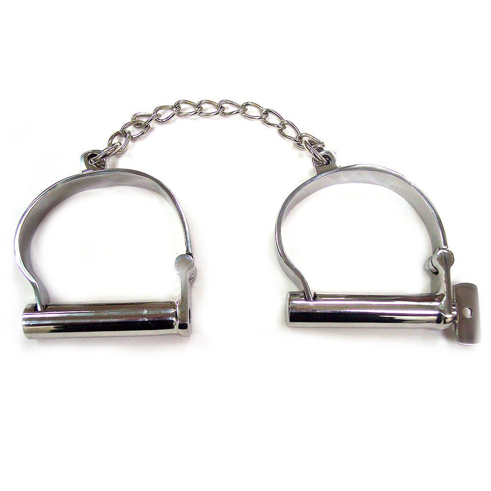 Rouge Stainless Steel Ankle Shackles – product image for adult pleasure and intimacy