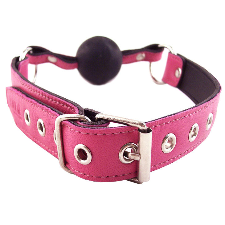 Rouge Garments Ball Gag Pink – Explore Enhanced Intimacy | Discreet UK Shipping