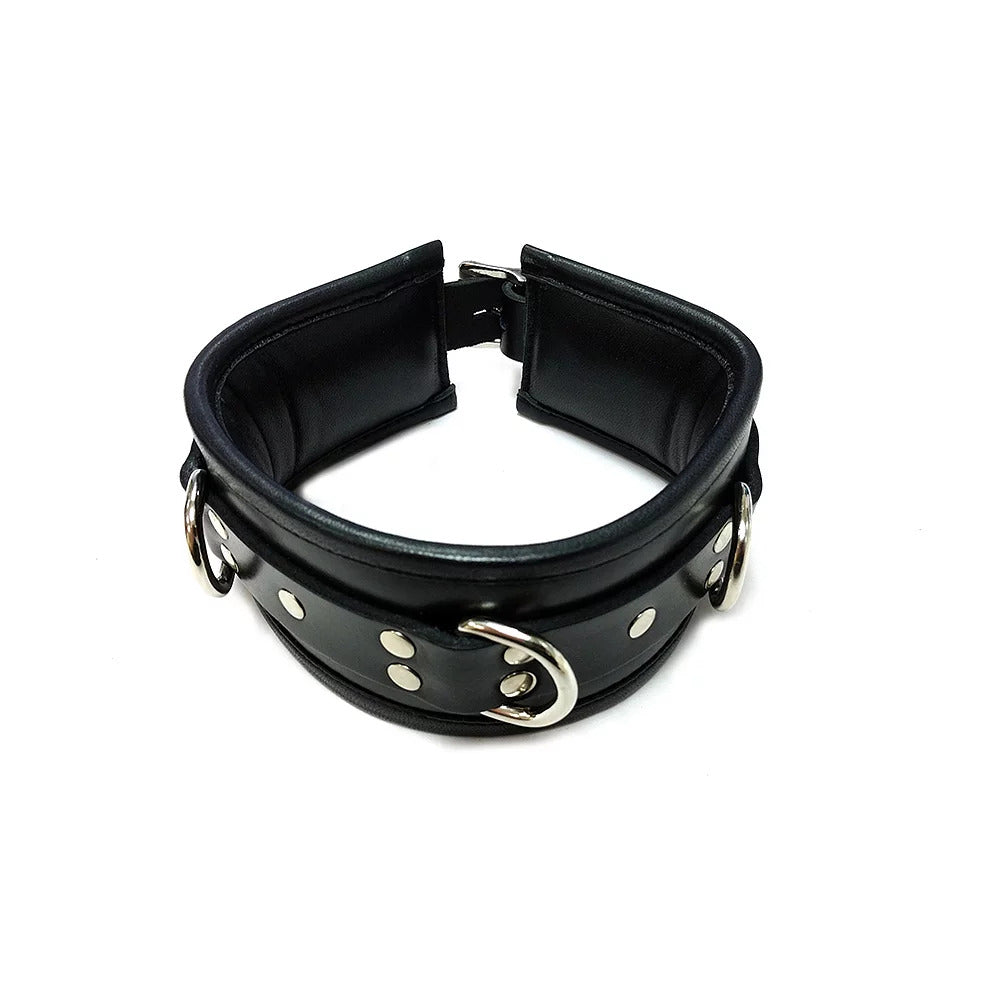Rouge Garments Black Padded Collar – product image for adult pleasure and intimacy