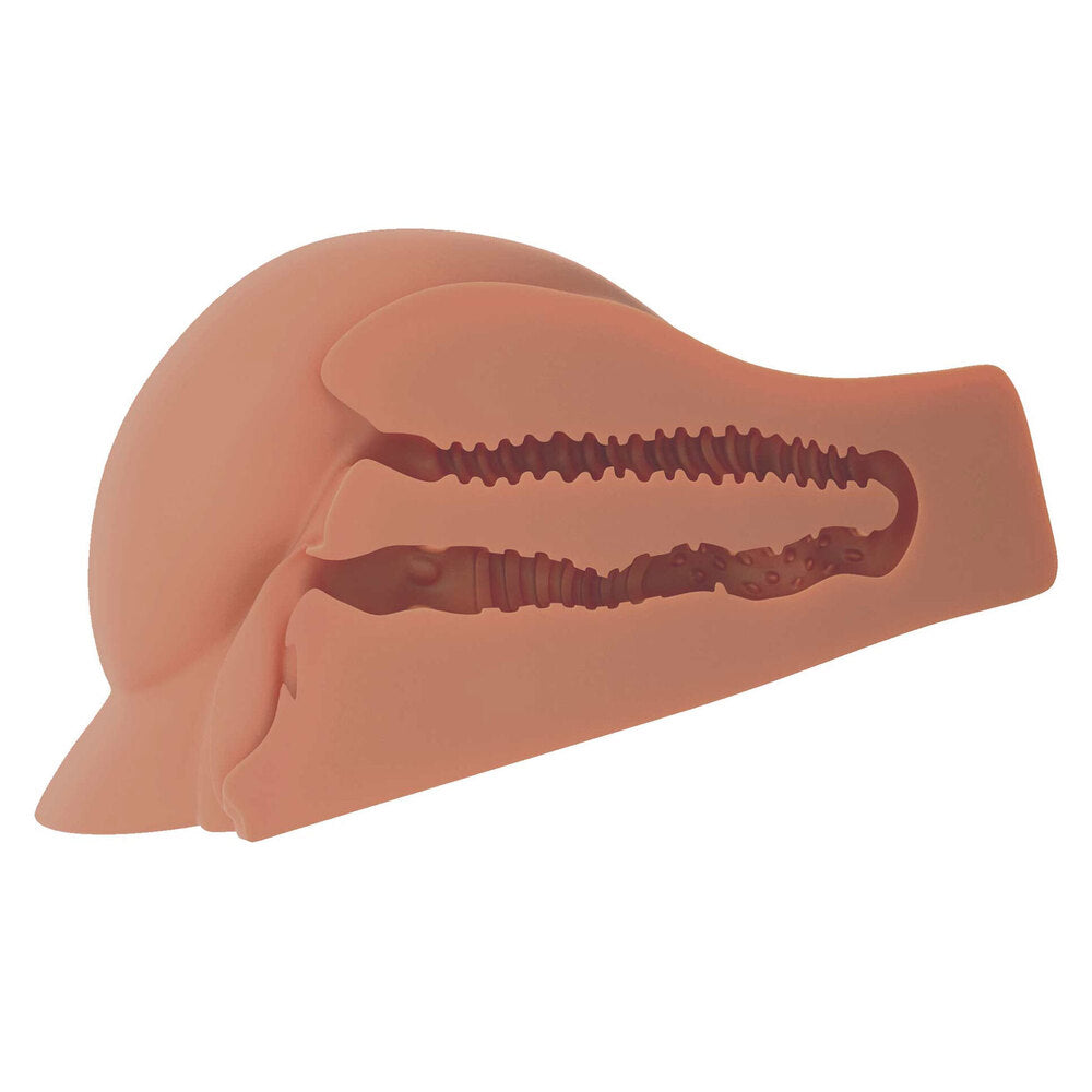 PDX Plus Perfect Ass Masturbator Caramel Skin Tone – Explore Enhanced Intimacy | Discreet UK Shipping