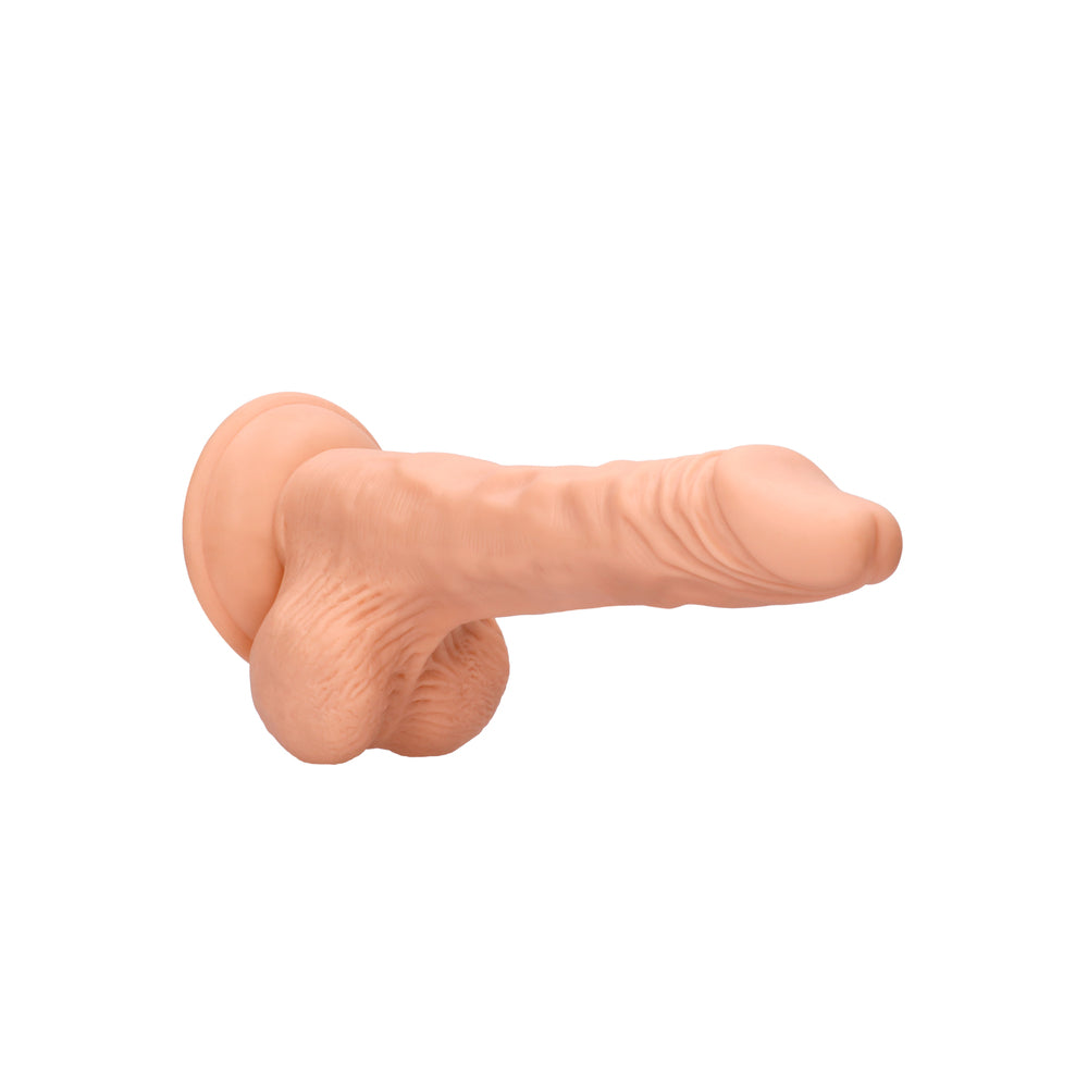 RealRock 8 Inch Dong With Testicles Flesh Pink – Explore Enhanced Intimacy | Discreet UK Shipping