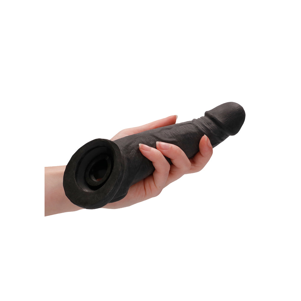 RealRock 8 Inch Penis Sleeve Black – Explore Enhanced Intimacy | Discreet UK Shipping