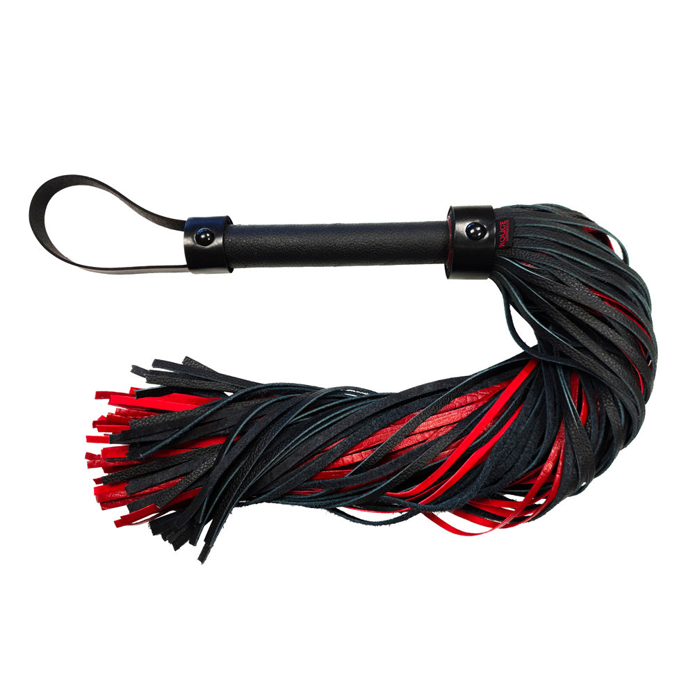 Rouge Garments Leather Croc Print Flogger – product image for adult pleasure and intimacy