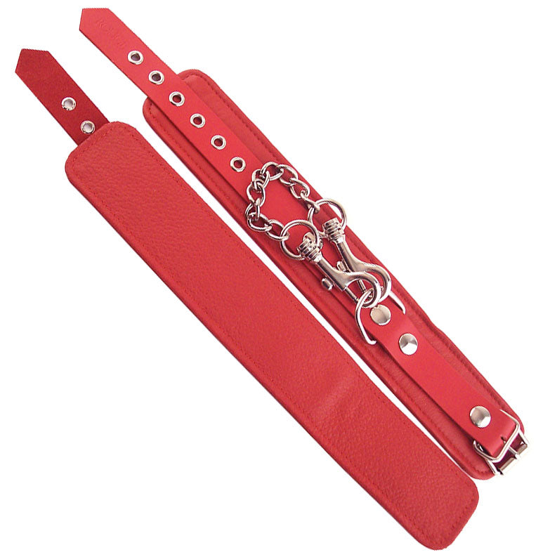 Rouge Garments Ankle Cuffs Red – product image for adult pleasure and intimacy