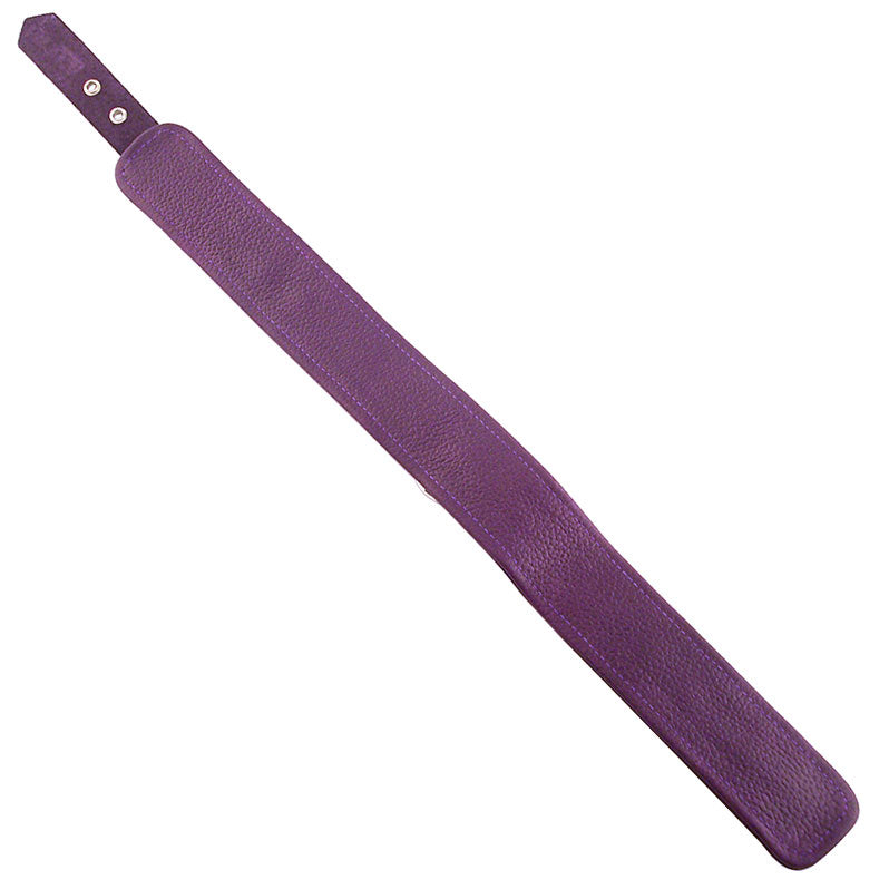 Rouge Garments Plain Purple Leather Collar – Explore Enhanced Intimacy | Discreet UK Shipping
