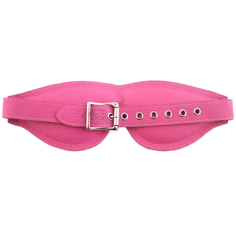Rouge Garments Large Pink Padded Blindfold – Explore Enhanced Intimacy | Discreet UK Shipping