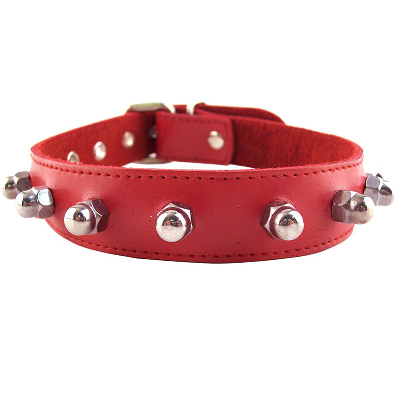 Rouge Garments Red Nut Collar – product image for adult pleasure and intimacy