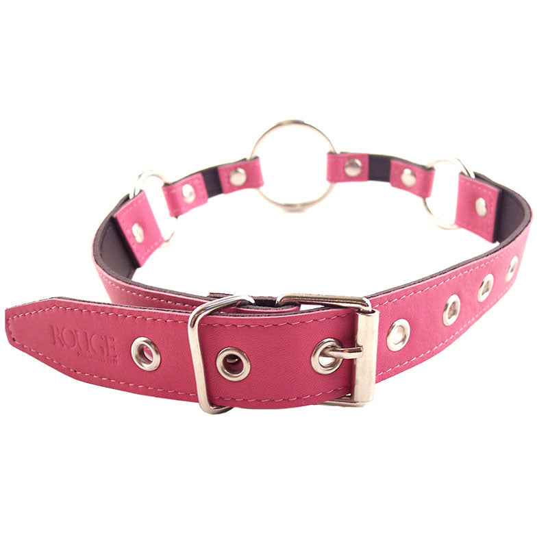 Rouge Garments O Ring Gag Pink – Explore Enhanced Intimacy | Discreet UK Shipping