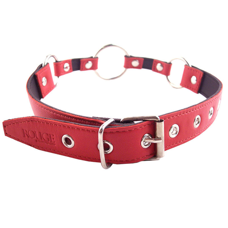 Rouge Garments O Ring Gag Red – Explore Enhanced Intimacy | Discreet UK Shipping