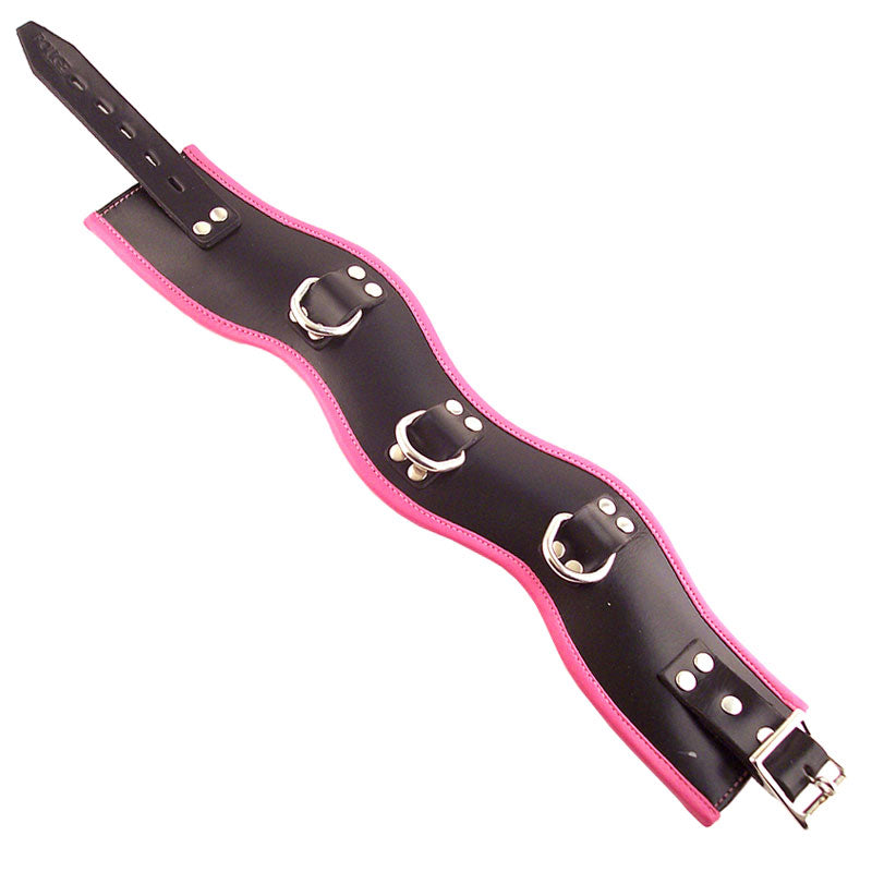 Rouge Garments Black And Pink Padded Posture Collar – product image for adult pleasure and intimacy